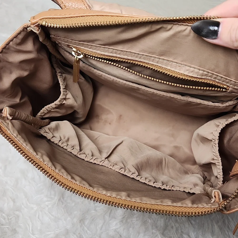 Freshly Picked Mini Classic Diaper Bag Backpack - Vegan Leather - Tan